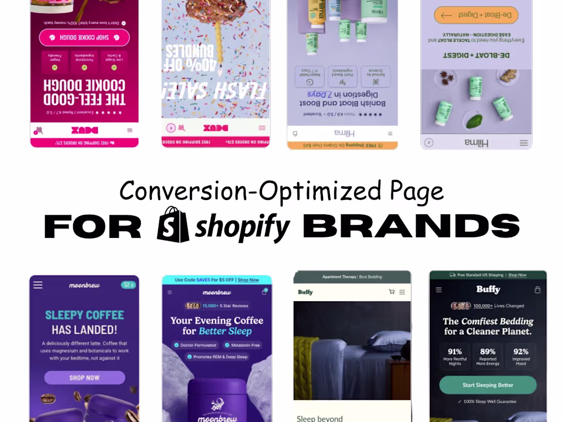 Cover image for Conversion-Optimized Shopify Page Design