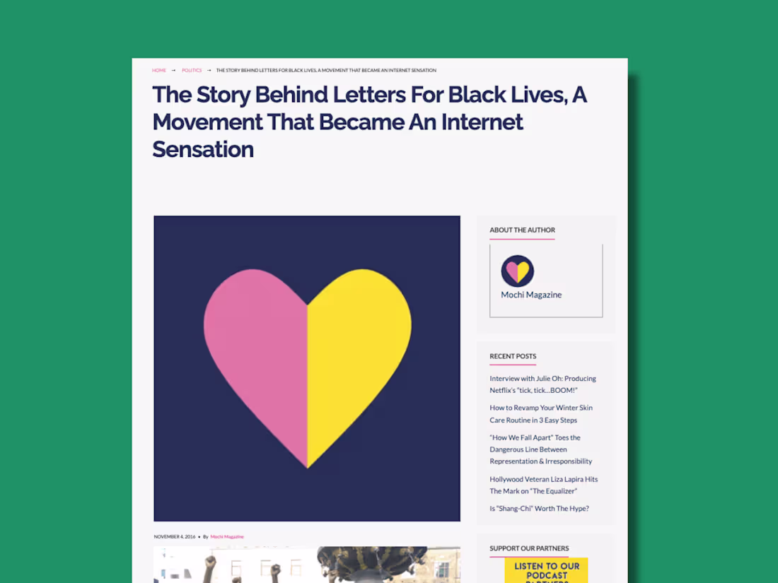 Cover image for Mochi Magazine