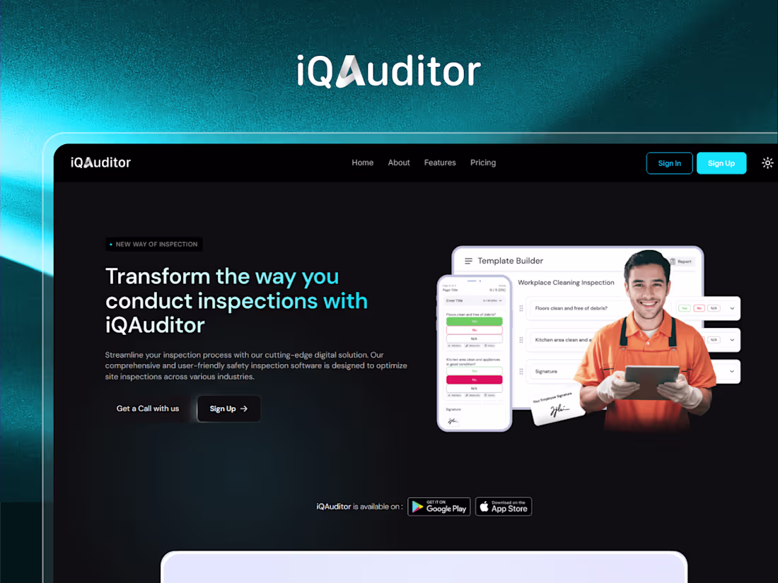 Cover image for iQAuditor : Framer Website Redesign & Development
