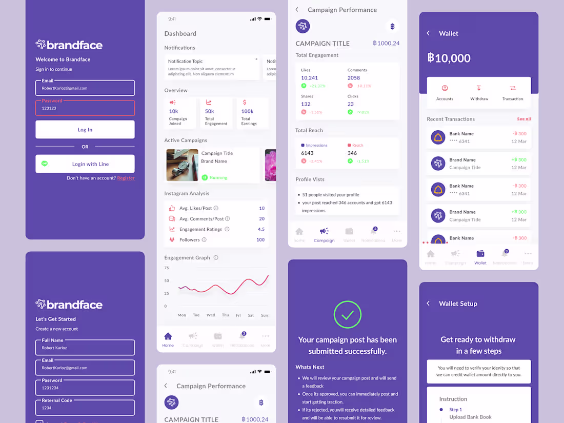 Cover image for Brandface.io Mobile App