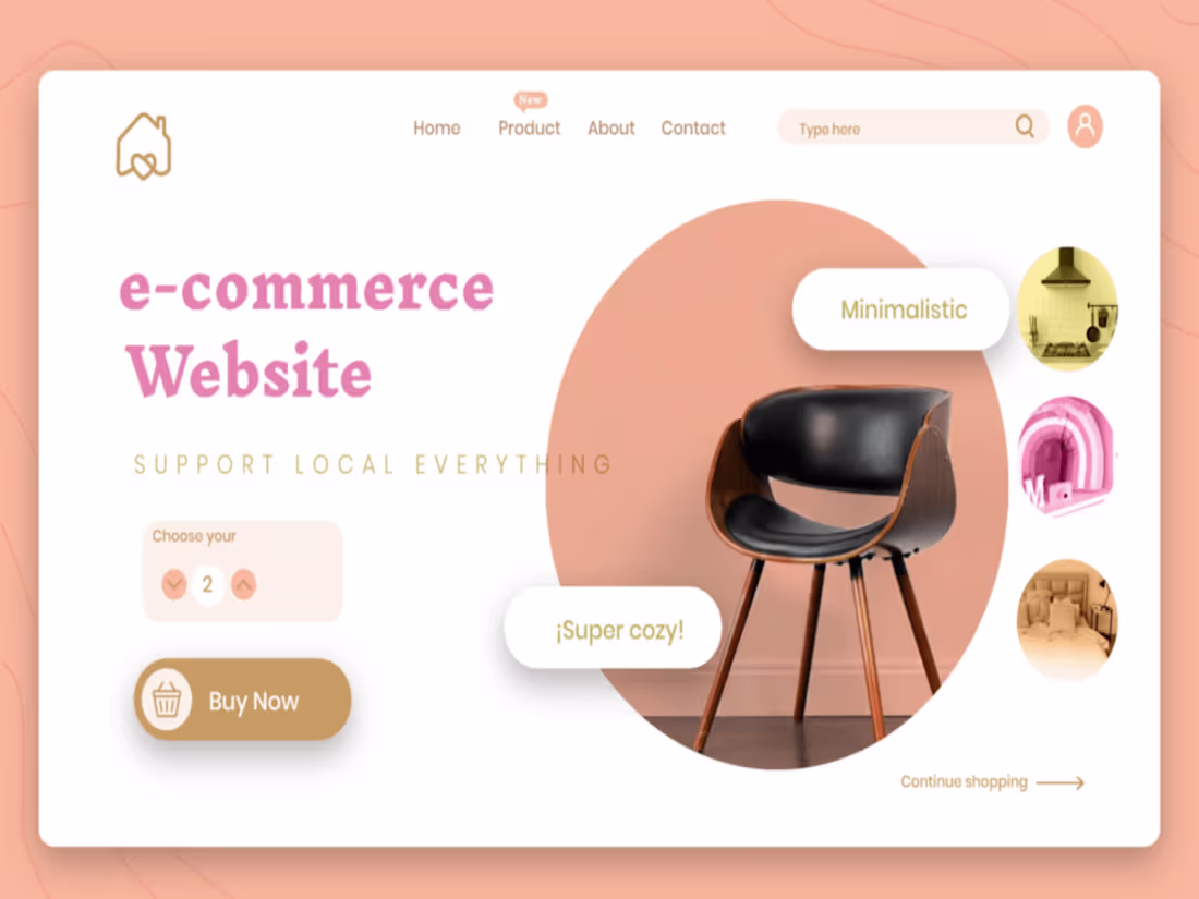 Cover image for e - commerce