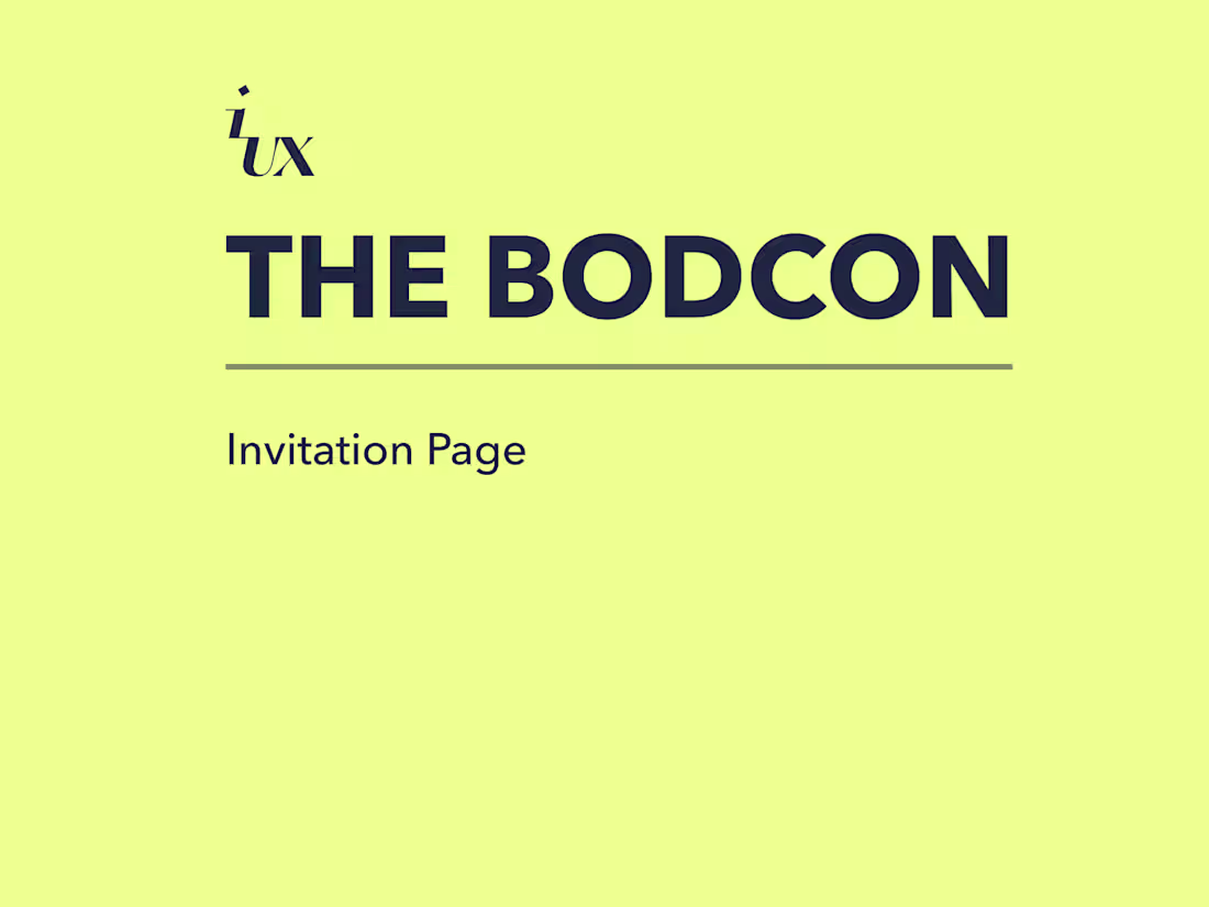 Cover image for Invitation Page for Body-Confidence Event