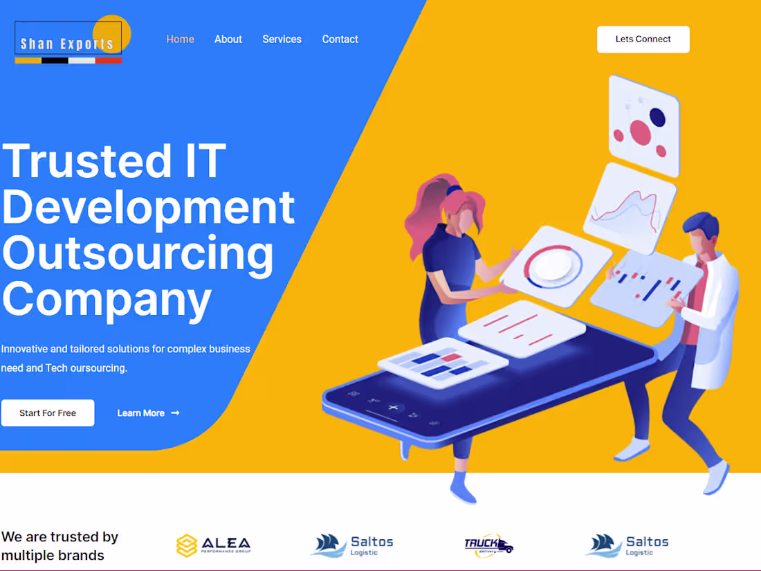 Cover image for Responsive Website for Shan Exports