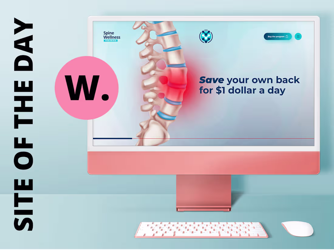 Cover image for Spine Wellness Training - UI/UX and Wordpress development