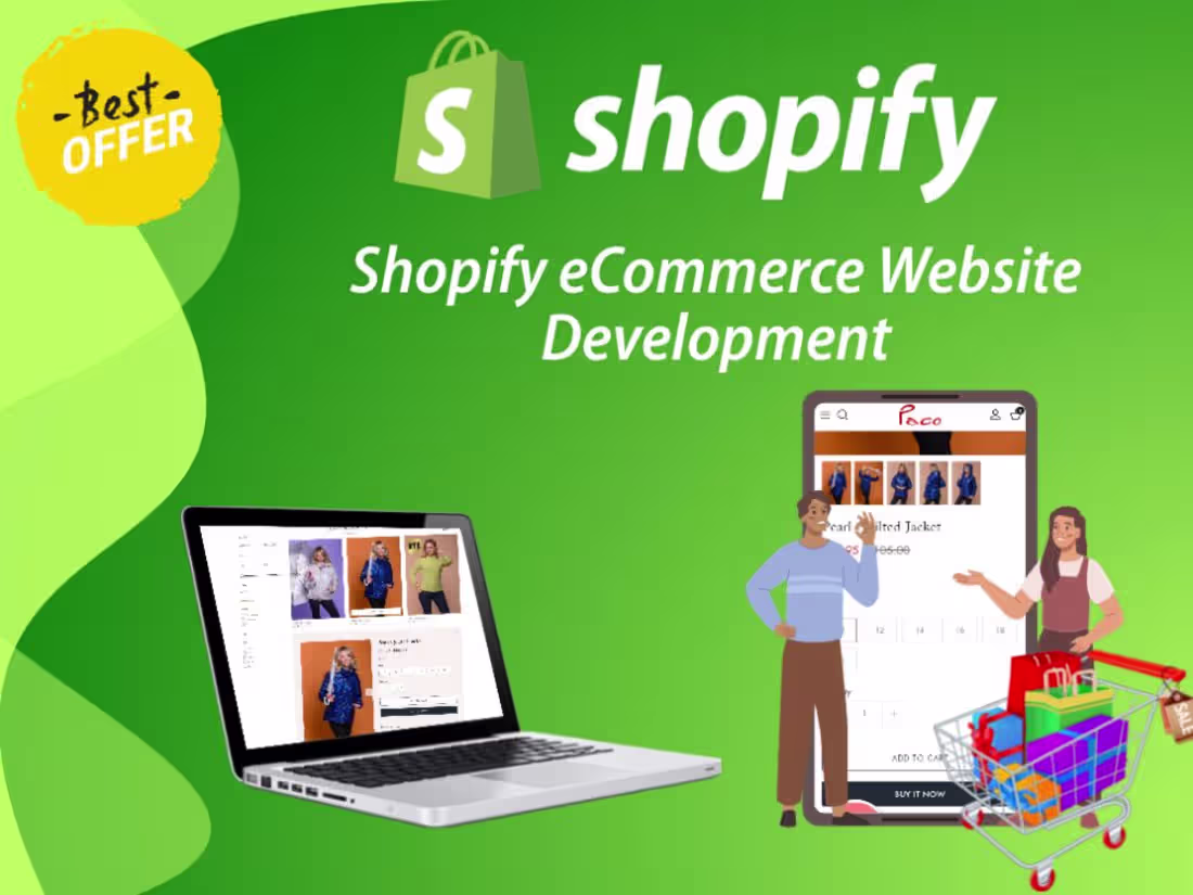 Cover image for You will get a highly converting Shopify eCommerce Website