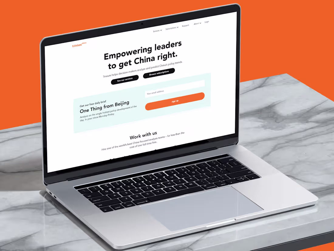 Cover image for Trivium China