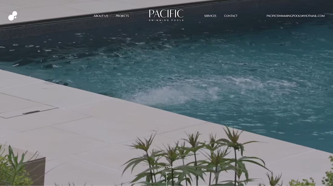 Cover image for Website Development for Pacific Swimming Pools