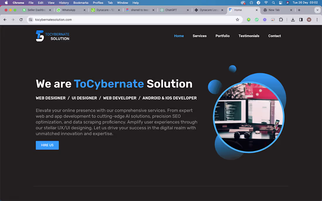 Cover image for ToCybernate Solution