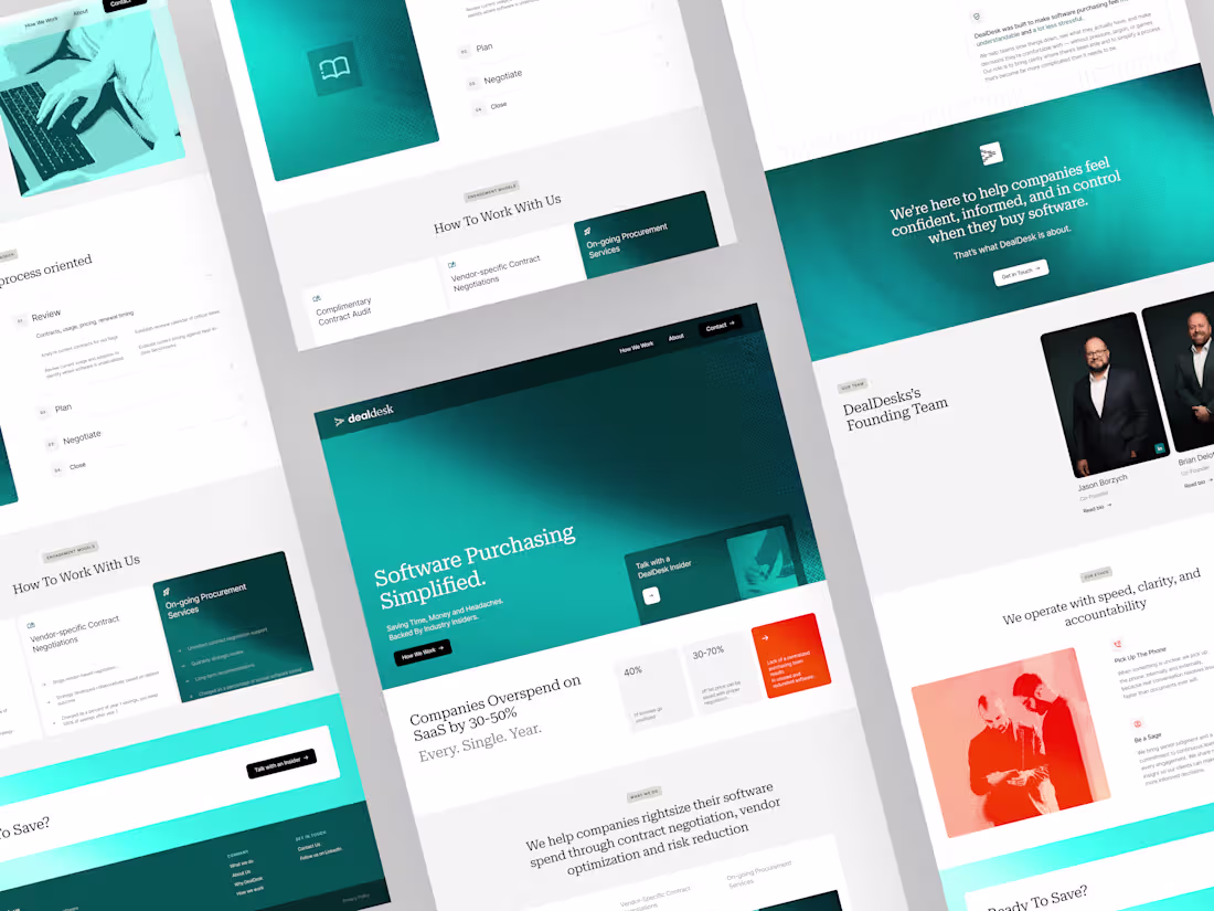 Cover image for Framer Website Development for DealDesk