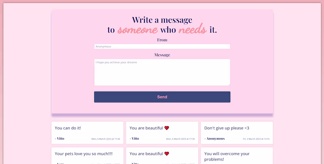 Cover image for Words of encouragement