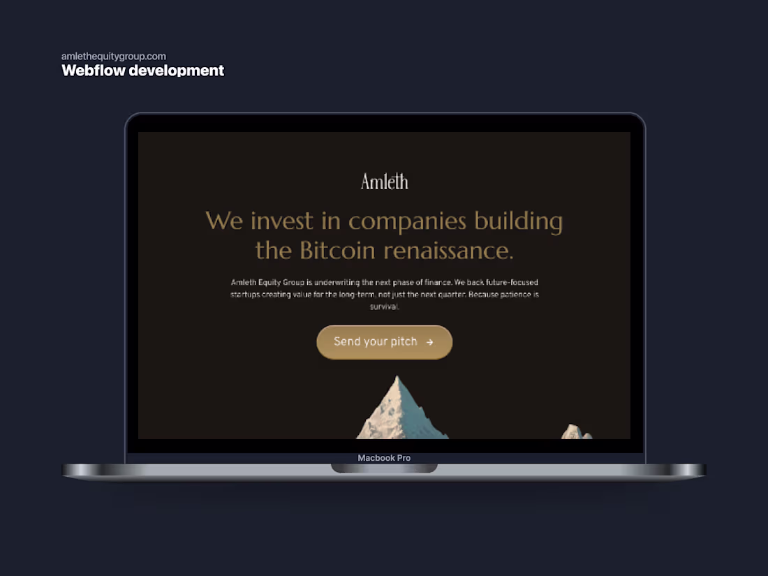 Cover image for Landing page development