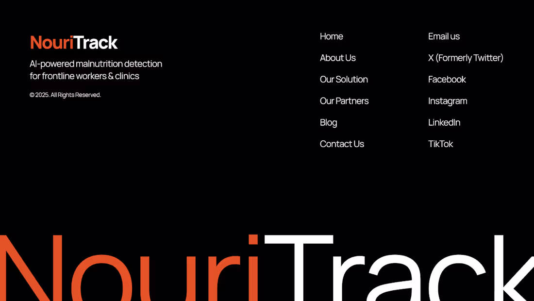 Cover image for Footer design for a Framer Website