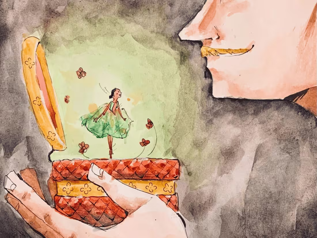 Cover image for "Dancer in Green": Degas Trascription