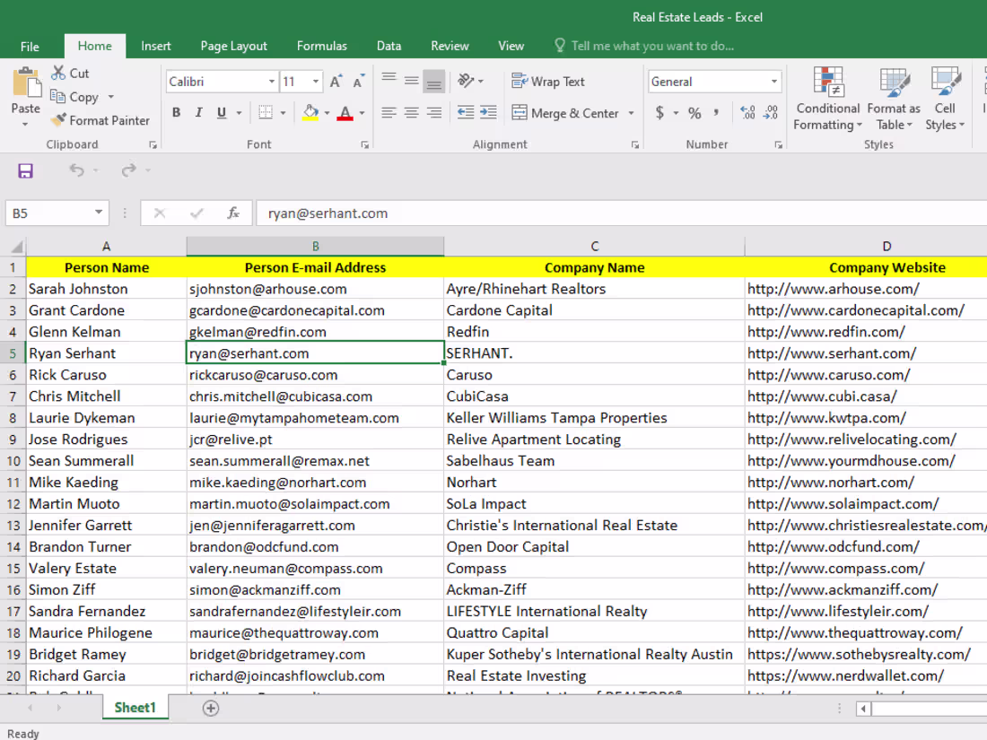 Cover image for Real Estate Leads