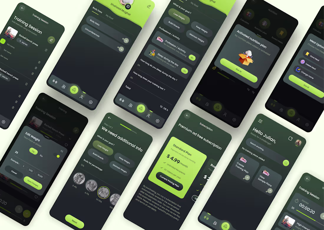 Cover image for Fitness App Re-design