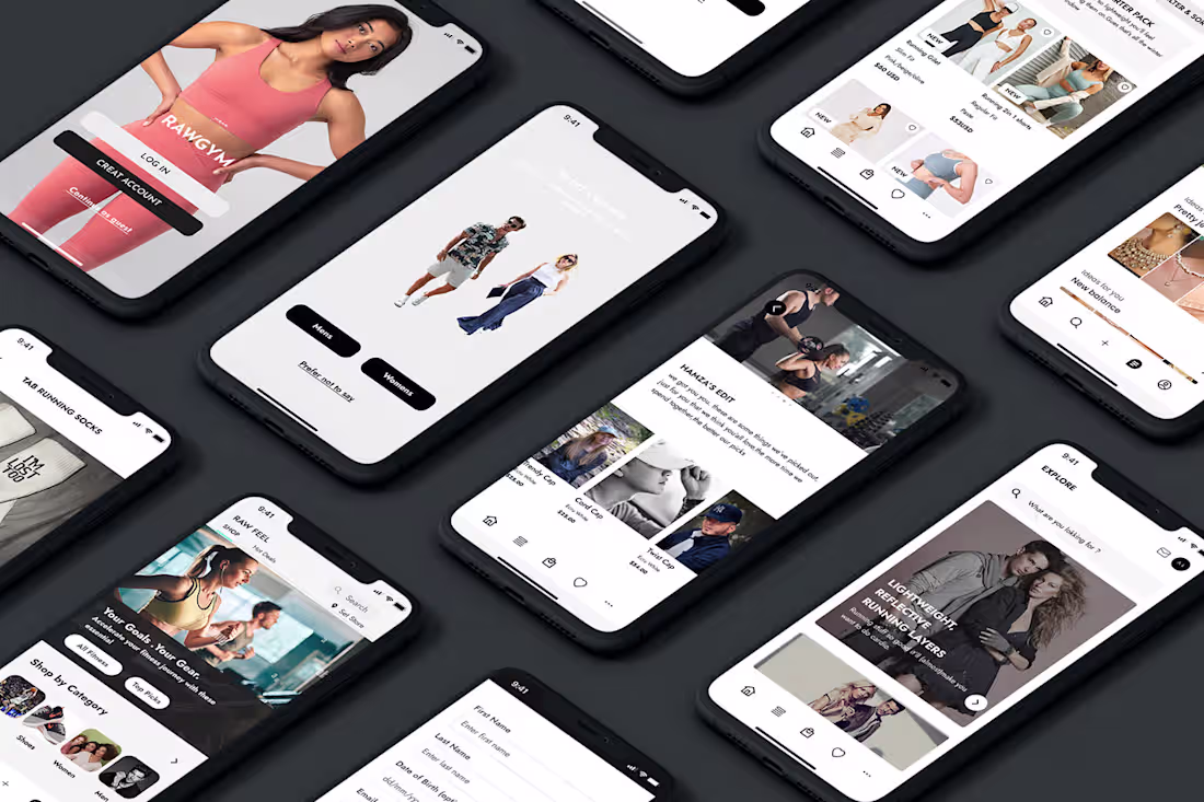Cover image for Gym fashion Mobile app Ui design