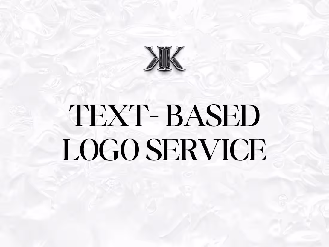 Cover image for Text- Based Logo Design