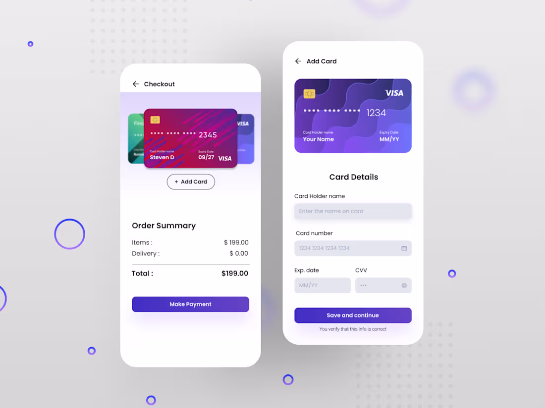 Cover image for Credit card checkout screen