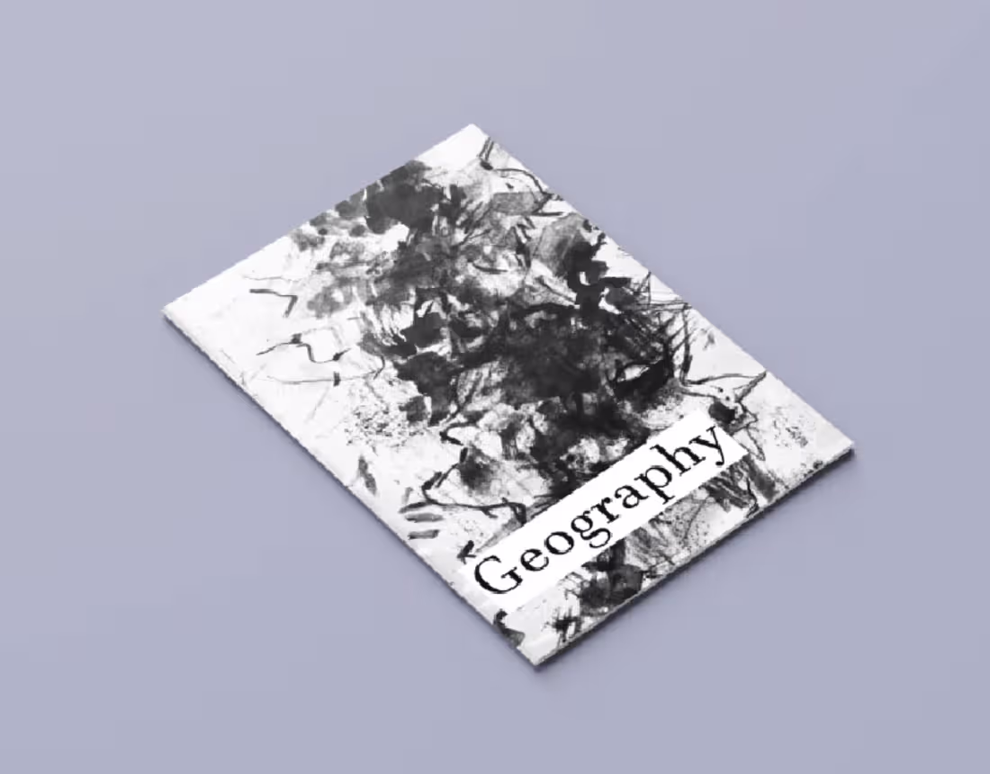 Cover image for Geography zine