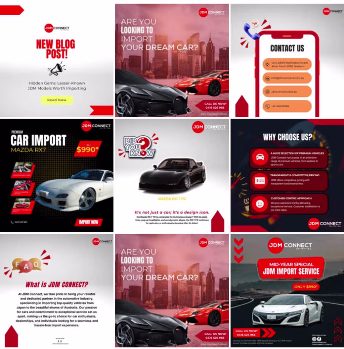 Cover image for Content Creation for Car Import Specialist