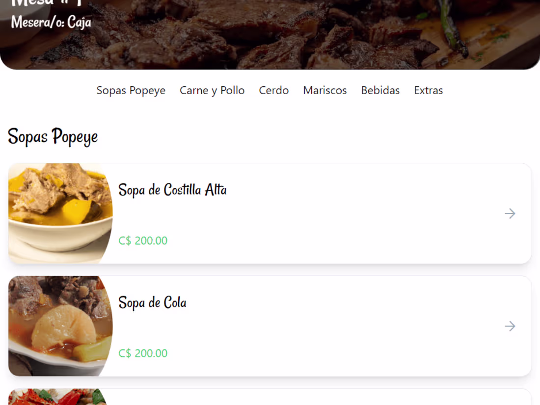 Cover image for Full Stack Web Developer - Sopas y Asados Popeye