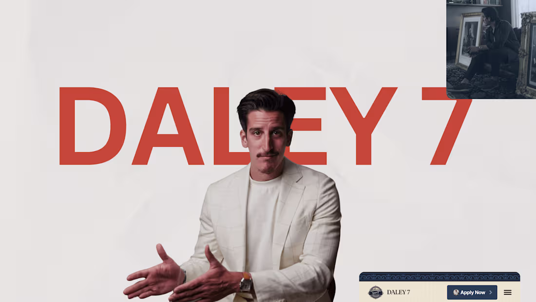 Cover image for Daley7: Landing Page and Newsletter Email 