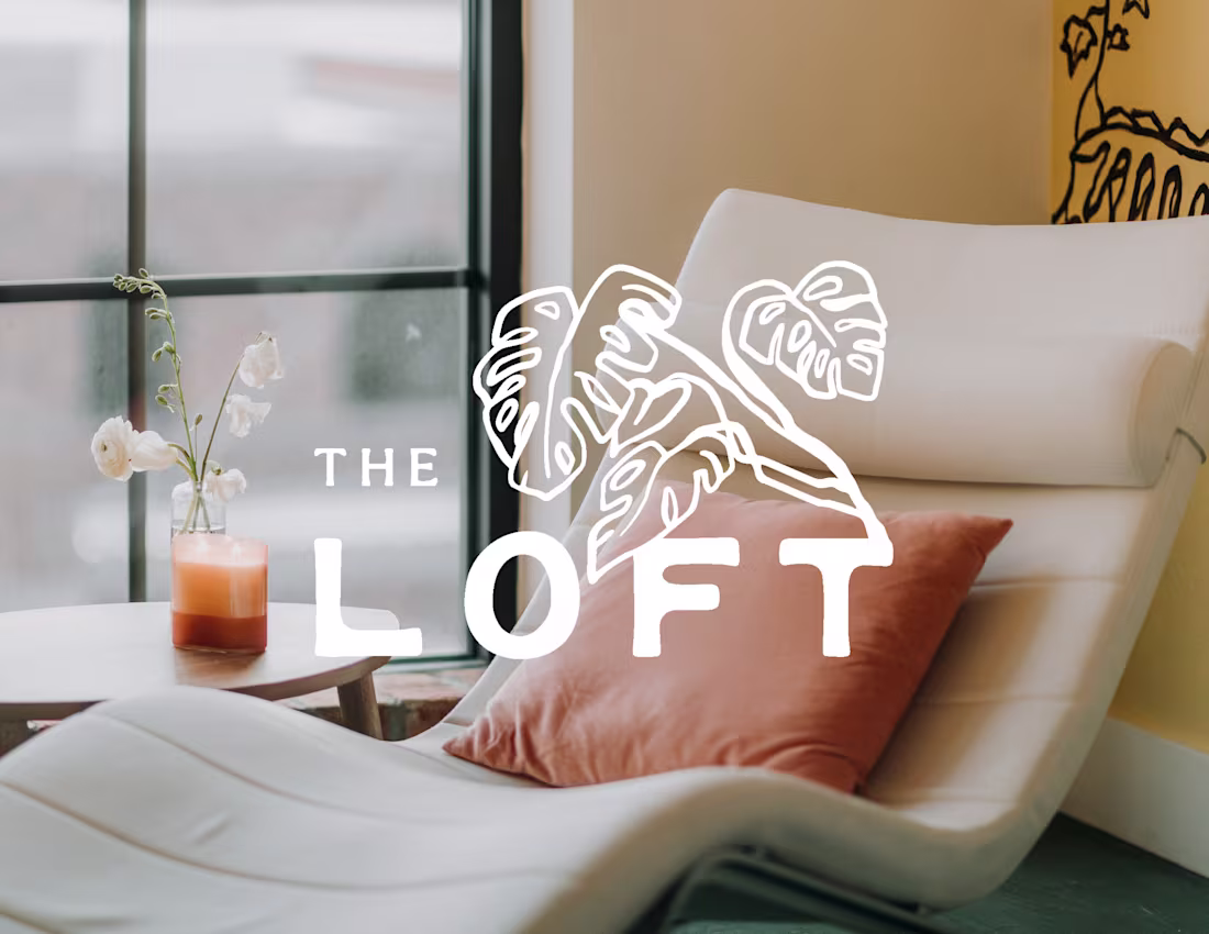 Cover image for The Loft Spa Rebrand and Interior Redesign