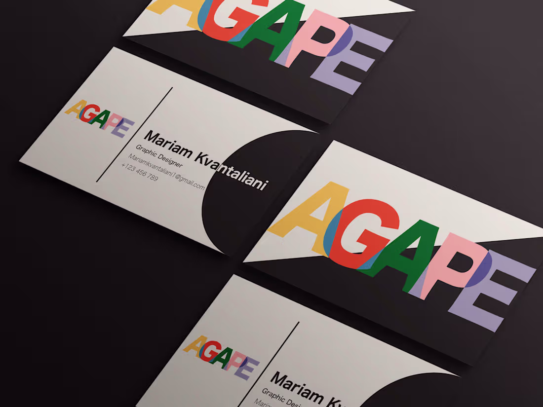Cover image for Agape- Personal Branding for a Colorful Minimalist
