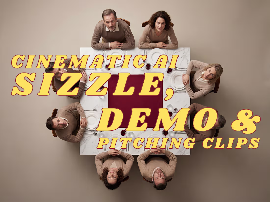 Cover image for Cinematic AI Sizzle, Demo & Pitching Clips