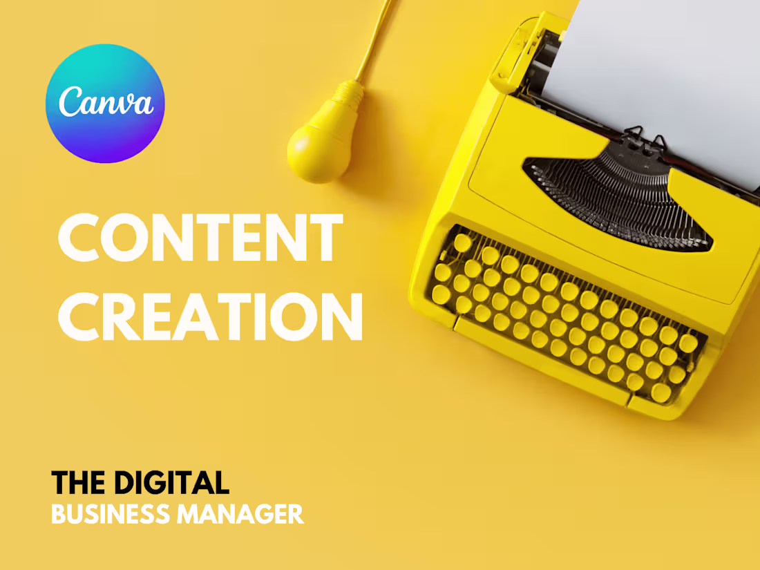 Cover image for Canva: Content Creation and Writing