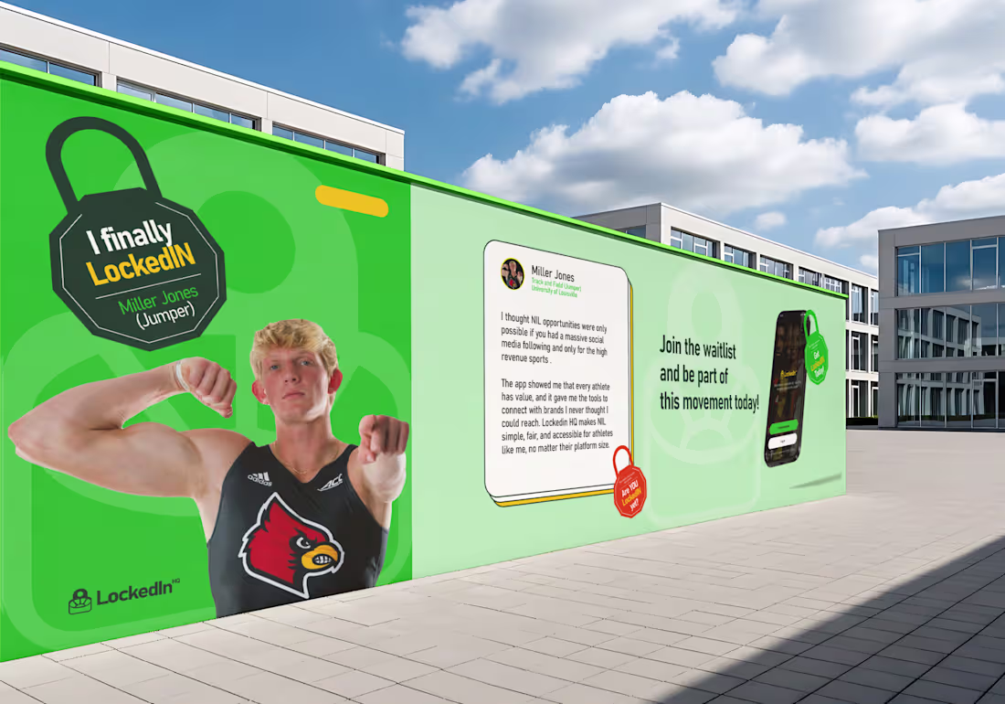 Cover image for LockedIn HQ Brand Identity Design