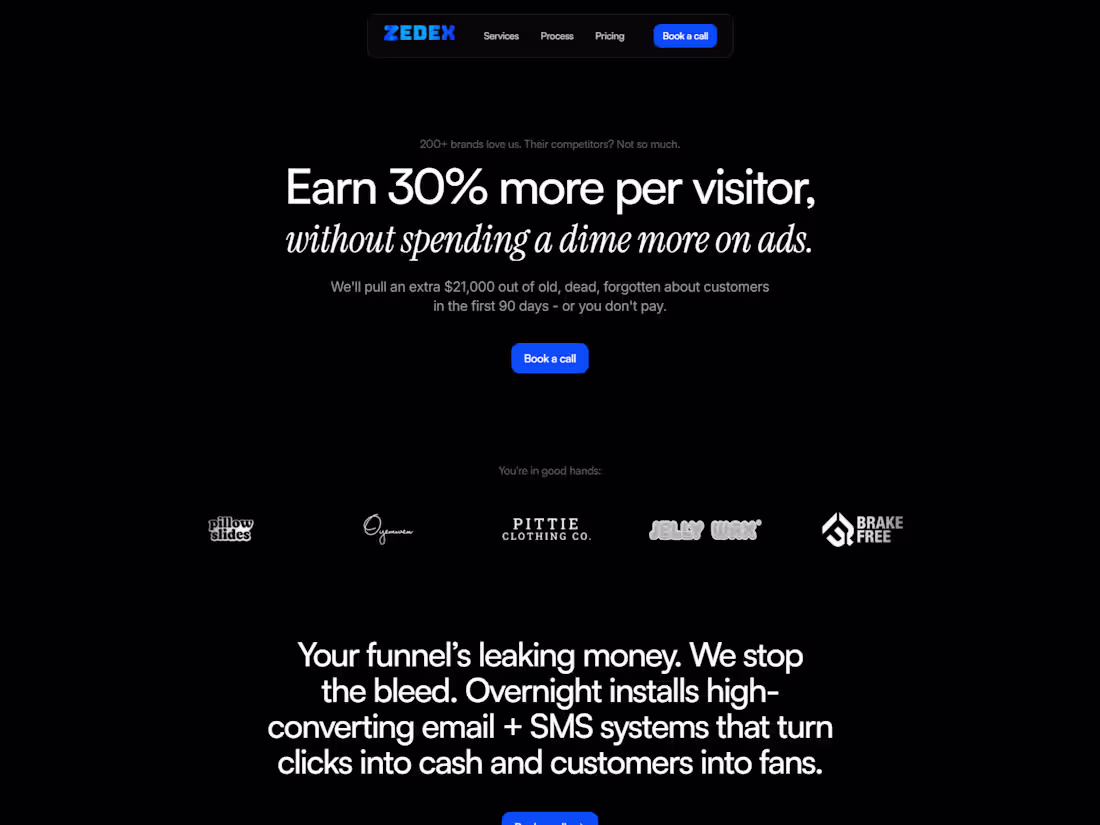Cover image for Zedex Landing Page Redesign | Framer