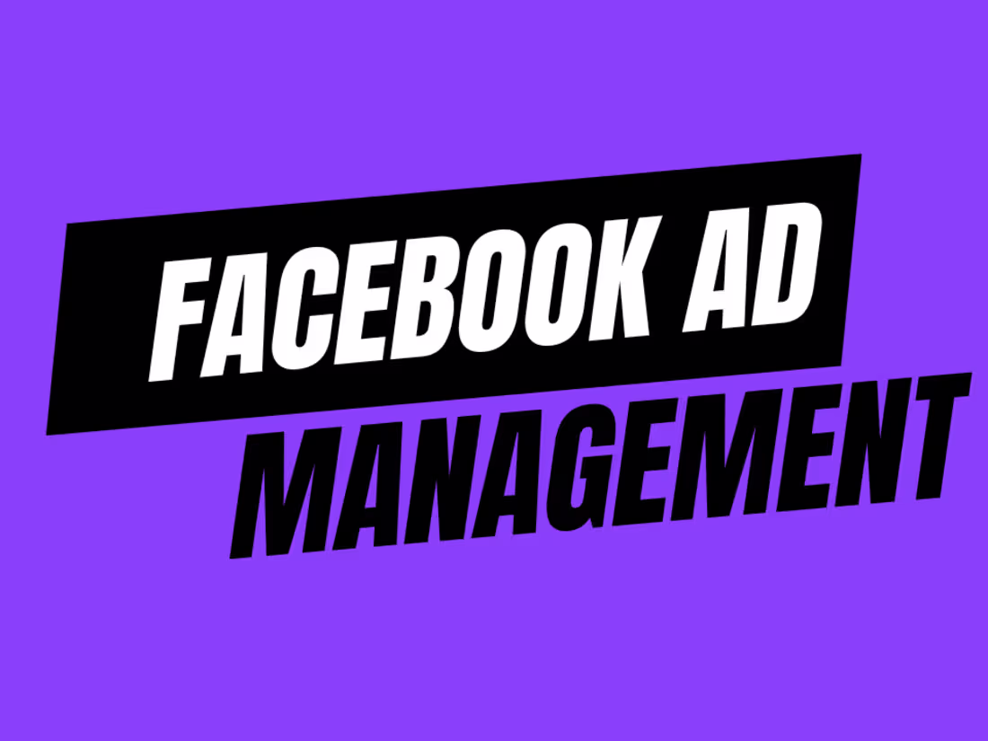 Cover image for Facebook Ad Management