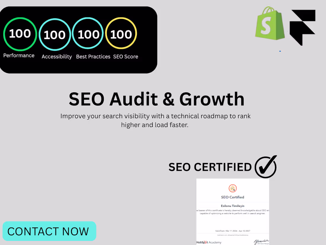 Cover image for FULL SEO Audit & Performance Strategy