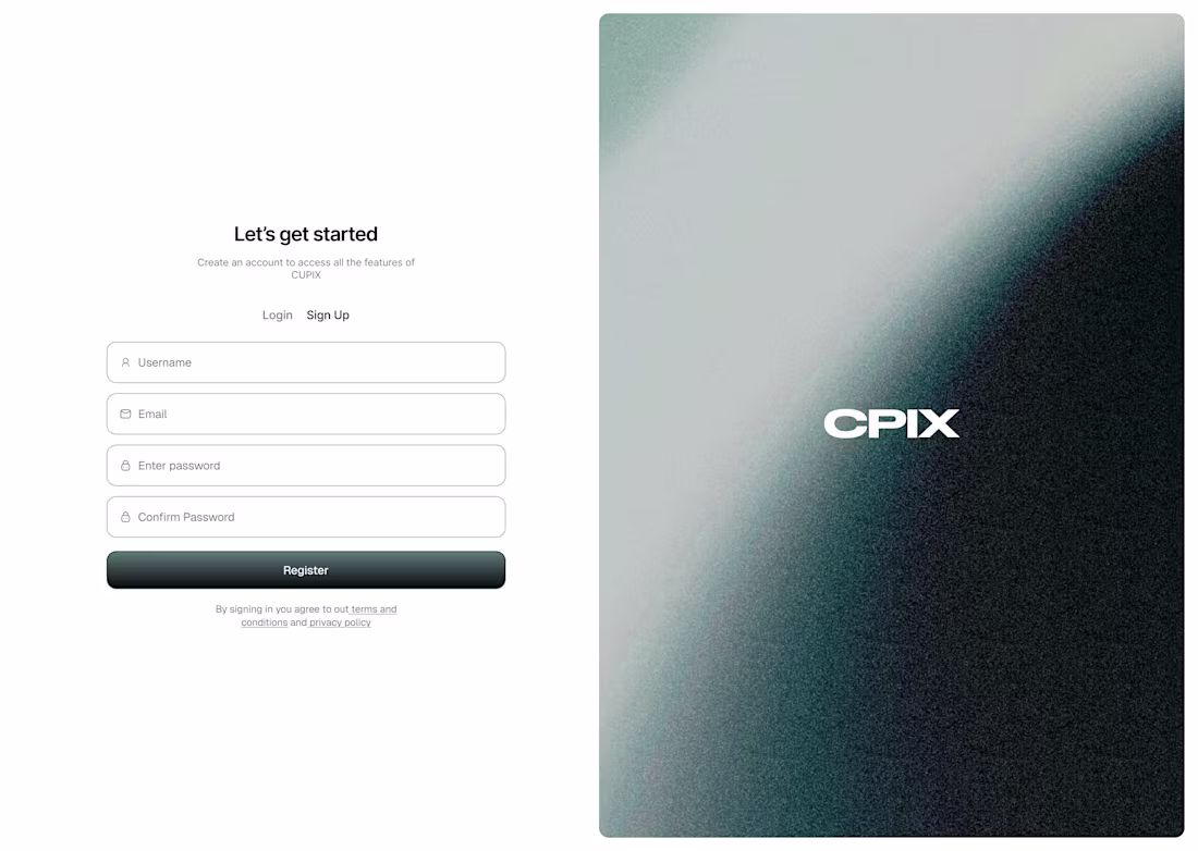 Cover image for sign in page so good, makes users wanna fill in the details
