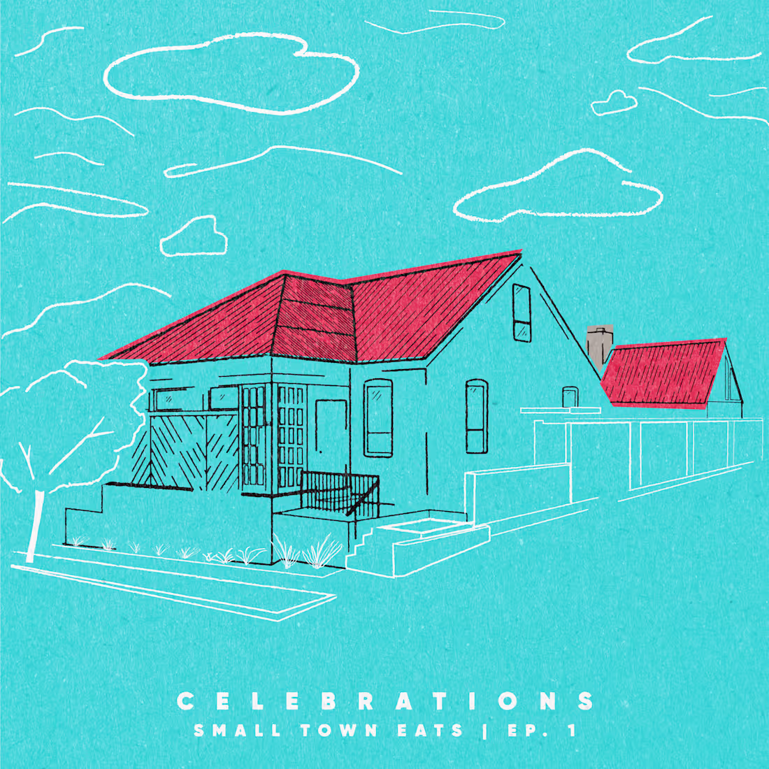 Cover image for Small Town Eats - Podcast Brand Identity