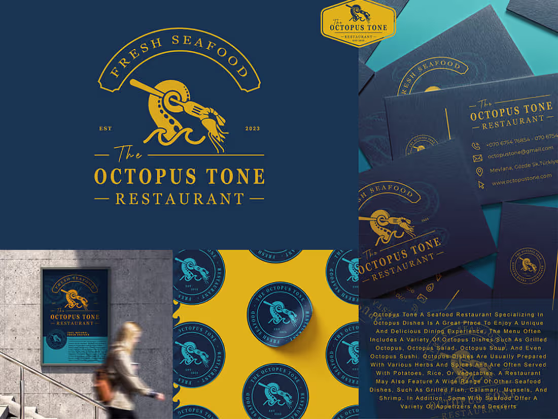 Cover image for Seafood Restaurant | Brand Identity & Packaging