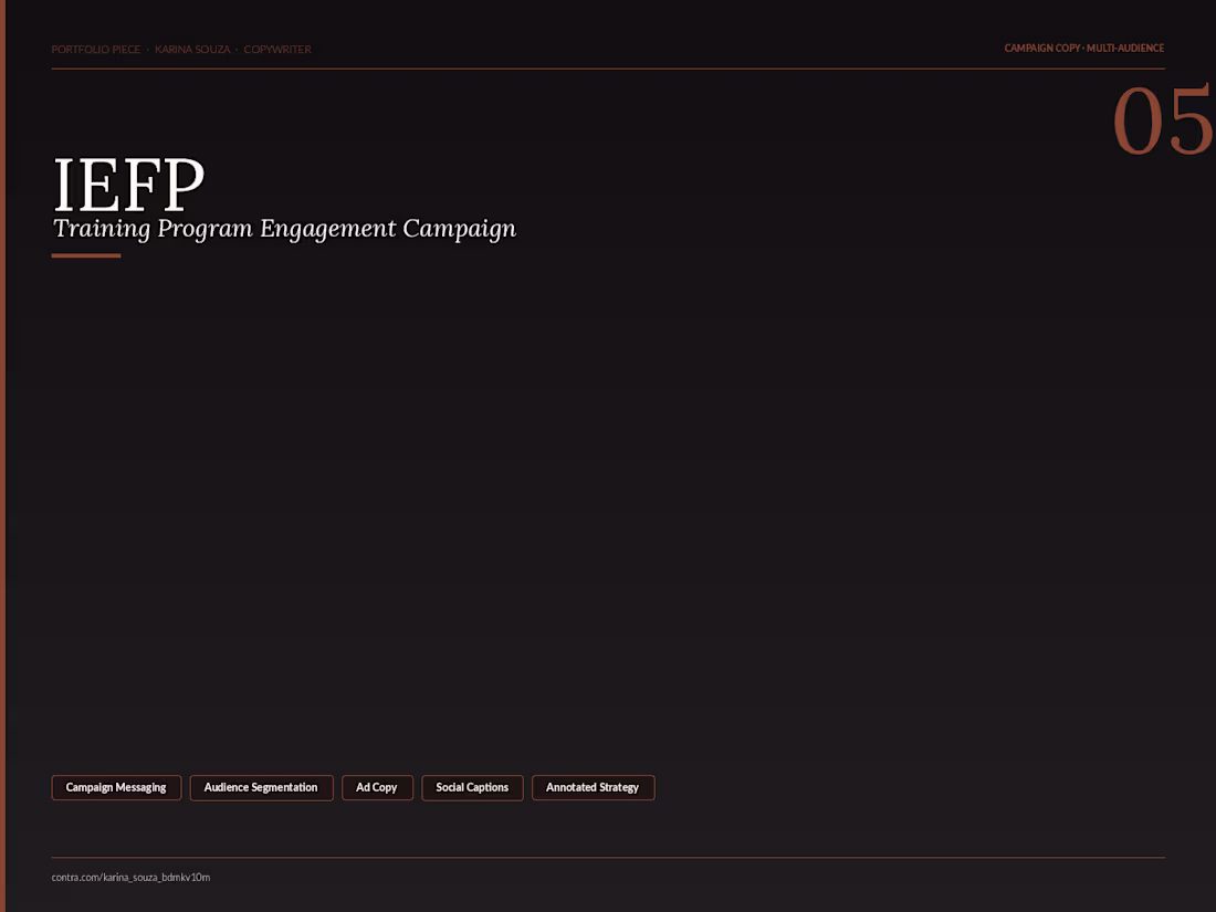 Cover image for Training Program Engagement Campaign (multi-audience