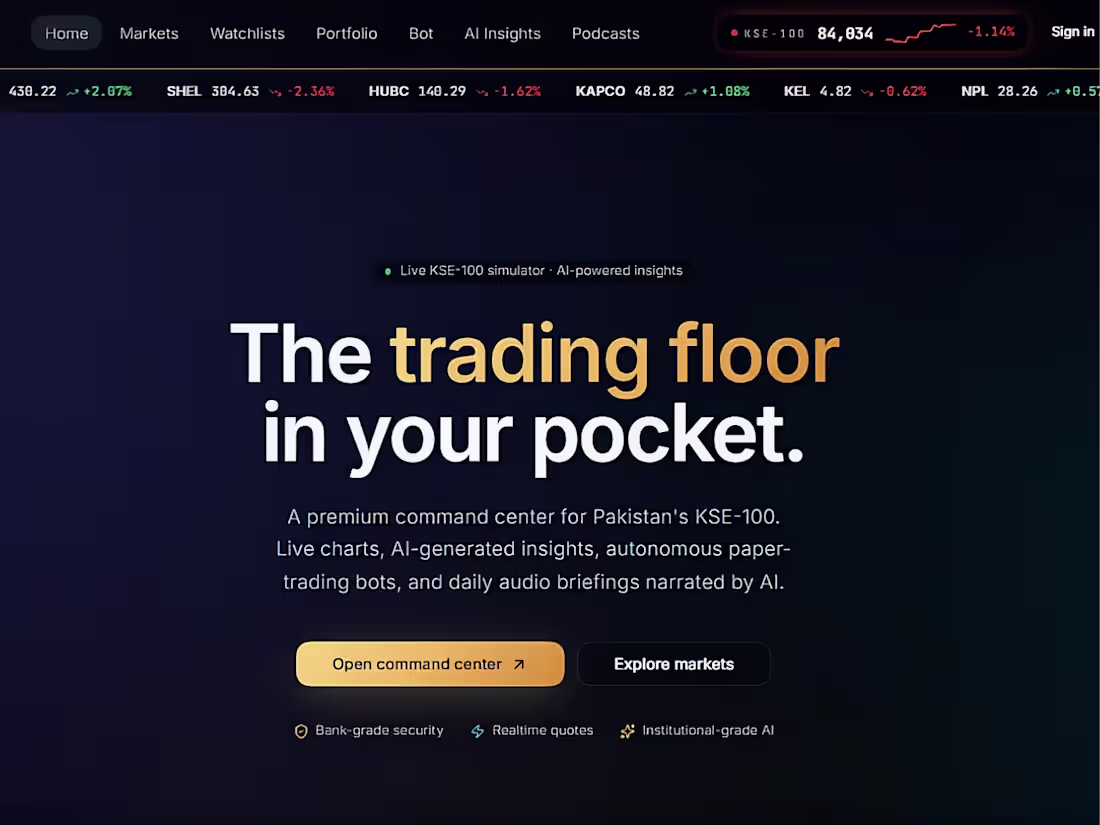 Cover image for Aurum.AI (http://Aurum.AI): Investor-Grade AI Trading