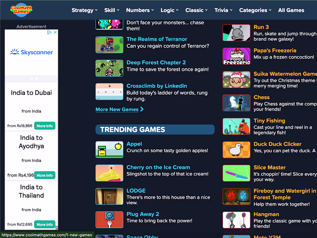 Cover image for Coolmath Games