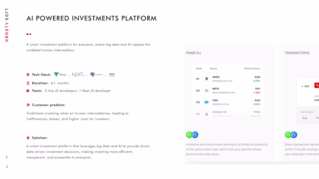 Cover image for AI Powered Investments Platform