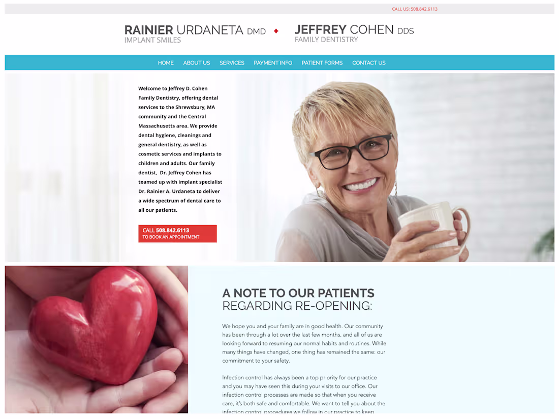 Cover image for We designed a first site