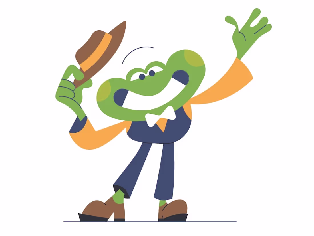 Cover image for Frog Jeremy - Character Design