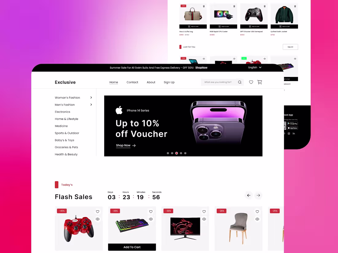 Cover image for ECOMMERCE UI ANIMATION