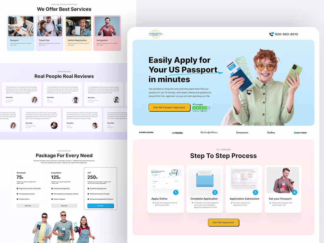 Cover image for Passport and Visa Services —