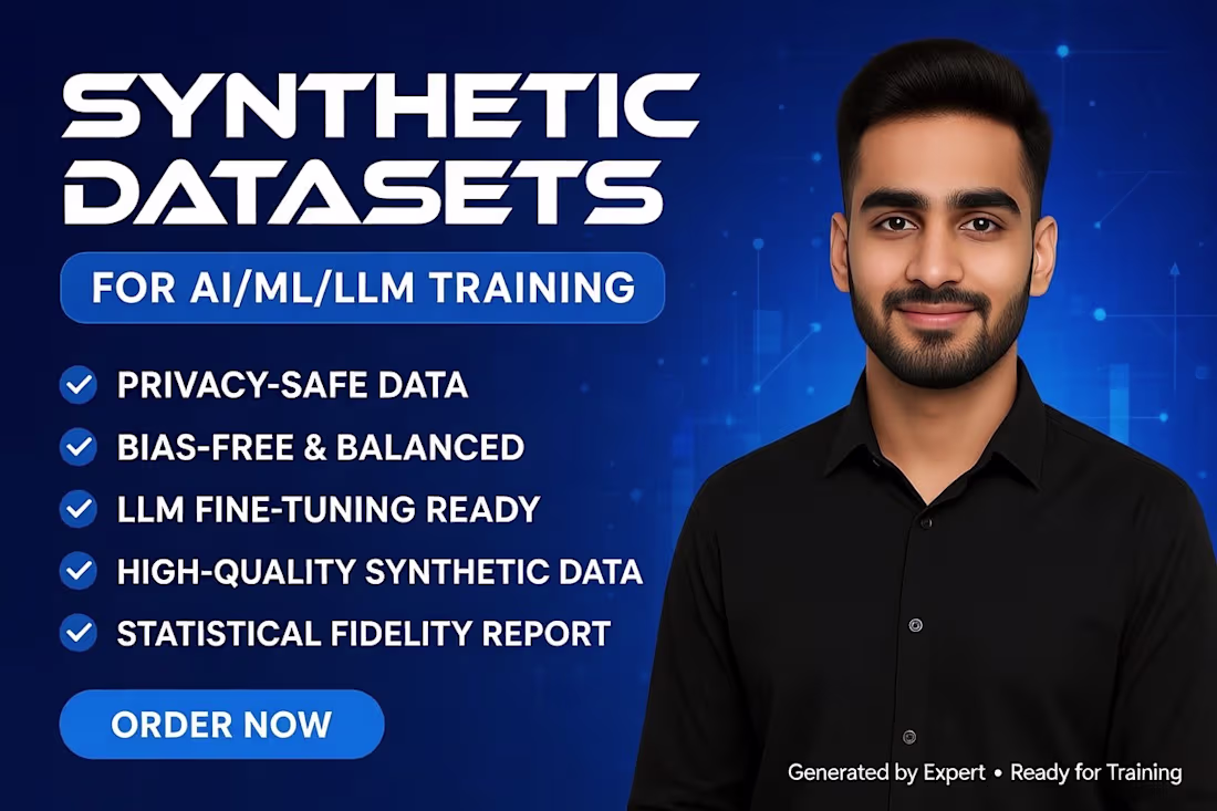 Cover image for Custom Synthetic Datasets for AI/ML & LLM Training