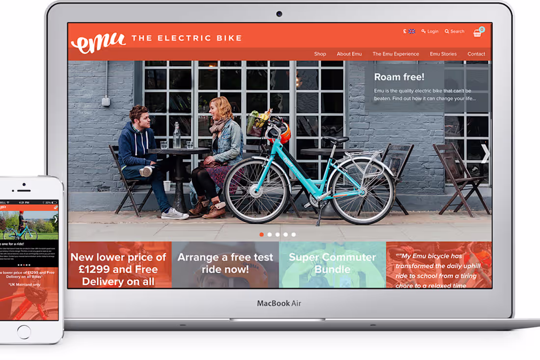 Cover image for E-Bike Website