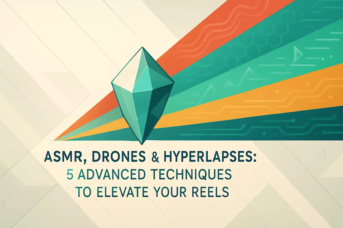 Cover image for ASMR, Drones & Hyperlapses: 5 Advanced Techniques to Elevate Your Reels
