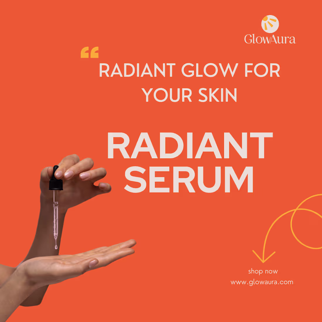 Cover image for Social Media Designs for Glowaura Brand