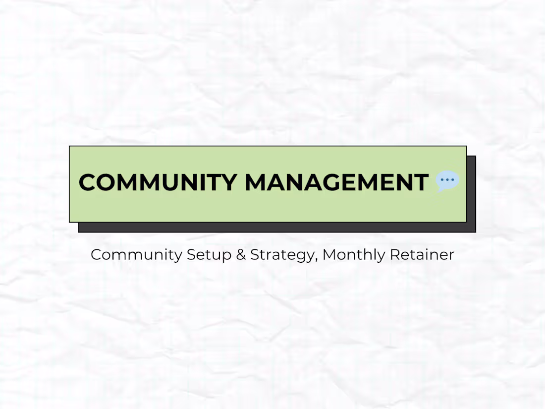 Cover image for Community Management 